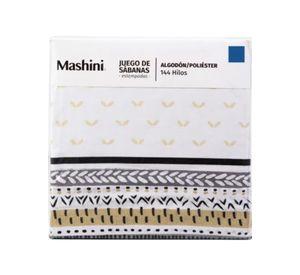 Sabanas 2 Plaza 144 Hilos Marca Mashini Chincol