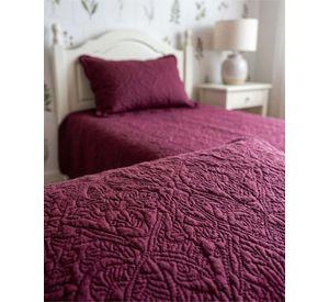Cubrecama Quilt Verano Plaza y Media Delgado Texturizado Set Con Fundas a9