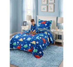Cubrecama Quilt Verano Plaza Y Media Estampado Temática a1