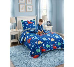 Cubrecama Quilt Verano Plaza Y Media Estampado Temática a1