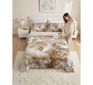 Quilt Cubrecamas Ligero Verano Efecto 5D King K8
