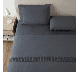 Sabanas casatua hotel funda almohada 2 plazas color gris