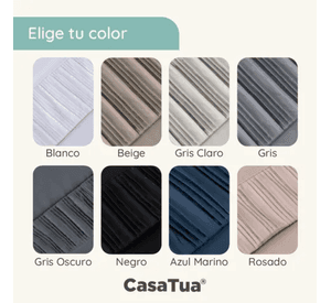 Sabanas casatua hotel funda almohada 2 plazas color gris