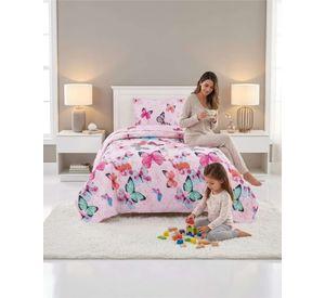 Cubrecama Verano Estampado Plaza Y Media Fresco Liviano a6