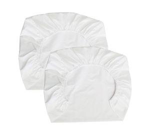 Set de 2 S banas Bajeras para Cuna corral 100x70x12cm Color Blanco