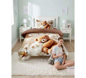 Quilt Cubrecamas Ligero Verano Efecto 5D Plaza y Media PM2