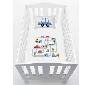 Juego de Sábanas Cuna Autopista