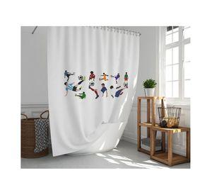 Cortina de Baño Futbolistas