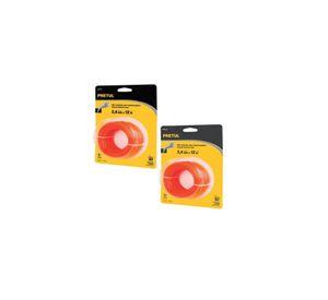Hilo Nylon Para Orilladora 24mm X 12m Pretul-truper - Rojo