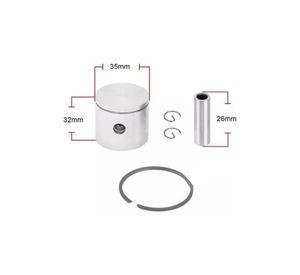 Kit Pistón Anillos Compatible Con Motosierra Husqvarna 120