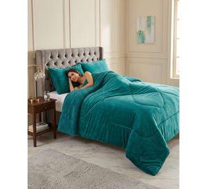 Cubrecamas Sherpa 2 Plazas Plush Ultra Suave De Lujo m13