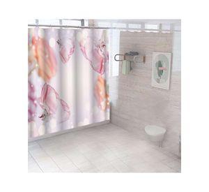 CORTINA DE BAÑO CON FORRO DE DUCHA 180 cm L56