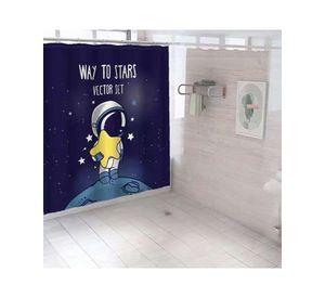 CORTINA DE BAÑO CON FORRO DE DUCHA 180 cm L33