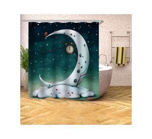 CORTINA PARA BAÑO CON FORRO DE DUCHA 180 cm L7