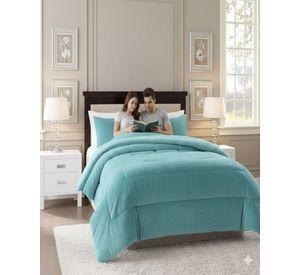 Cubrecama Plush con  Chiporro 2 Plazas verde