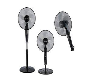 Ventilador 3 En 1 Kendal 16 Pulgadas Negro 3 Velocidades