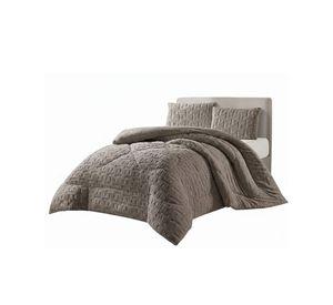 Cobertores elegantes de invierno texturizado con chiporro 2.PLAZAS TF.