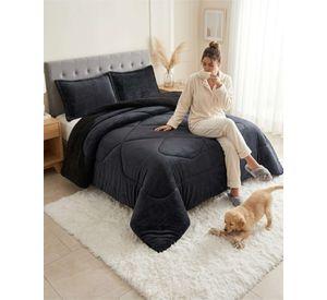 Cubrecamas Plush Con Chiporro Premium 2 Plazas m8