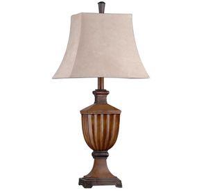 LÁMPARA SOBREMESA CLASICA COBRE ENVEJECIDA E27 1X60W