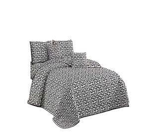 CUBRECAMA CON DISEÑOS  KING 250 X 270 CM + 2 ALMOHADAS P09