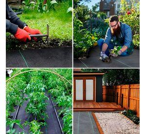 Tela Para Jardineria Agricultura Resistente Calidad 2x100m