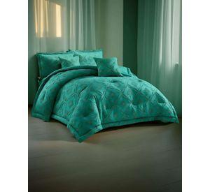 Quilt Decorativo Plaza y Media Cubrecama de Verano con Diseño Exclusivo 03