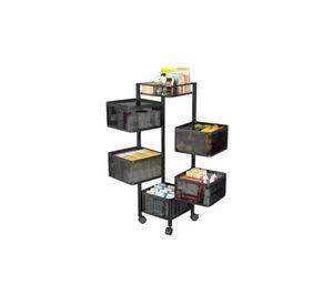 Carro Organizador Ruedas Verduras 5 Niveles