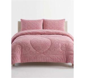 Cubrecama Edredon de Polar Ultra Suave Colección Confort Premium 2 Plazas A02