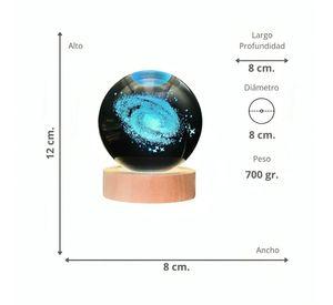 Lampara Bola De Cristal LED RGB Colores Galaxia