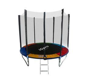 Cama Elastica IGpro con Malla y Escalera 2,44 mt 8FT
