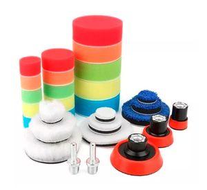 Kit De 29 Piezas Pulir Esponjas Almohadillas Para Auto