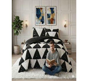 CUBRECAMA CHIPORRO PLAZA Y MEDIA INVIERNO JACQUARD PREMIUM  EXTRA SUAVE A2