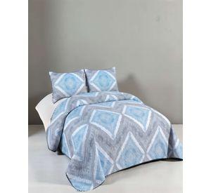 CUBRECAMA DE VERANO CON DISENO Y POMPON KING MULTICOLOR 04