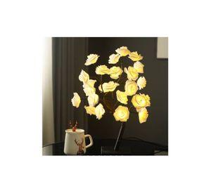 LAMPARA Ramo De 24 Rosas Led Árbol Lámpara De Mesa