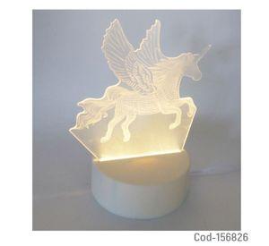 Lámpara 3D Acrílico 8 Diseños Luz Cálida USB