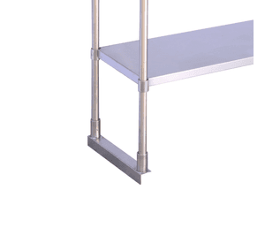 Plateo Doble 120x30x60cm Acero Inoxidable