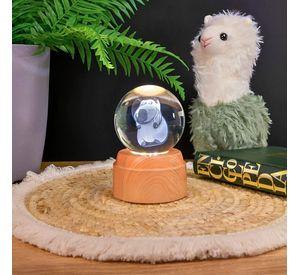 Lámpara Bola de Cristal LED Capybara Tortuga