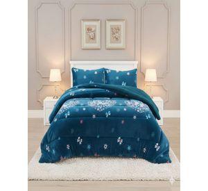 Cubrecama de invierno Plush con Chiporro azul 2 Plazas