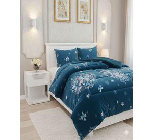 Cubrecama de invierno Plush con Chiporro azul 2 Plazas