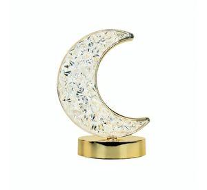 Lámpara Decorativa LED Luna Luz Blanca y Cálida