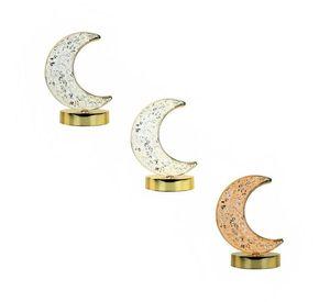 Lámpara Decorativa LED Luna Luz Blanca y Cálida