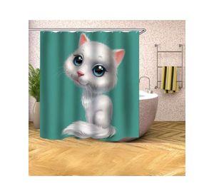 CORTINA DE BAÑO CON FORRO DE DUCHA 180 cm L47