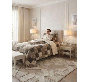Juego De Cubrecama Sherpa Calidez Superior Con Sabanas Plaza Y Media m4