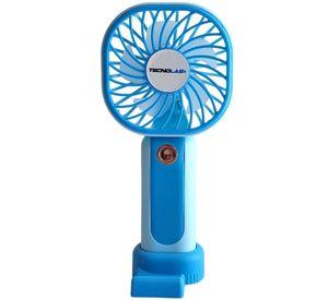 Mini Ventilador Recargable Portátil Azul Tecnolab TL669BL