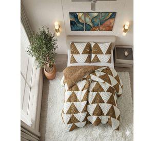 Cubrecama King Invierno Jacquard Cutting Premium Chiporro Extra Suave C-3