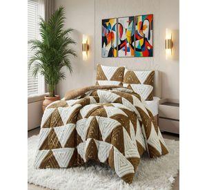 Cubrecama King Invierno Jacquard Cutting Premium Chiporro Extra Suave C-3