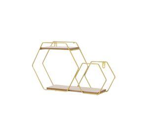 Estantería Pared Hexagonal Moderno Decorativo Hogar Jhn