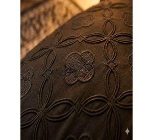 Cubrecama Quilt Nórdico Delgado Diseño Flores king negro