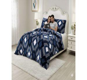 Cubrecama Premium Plush y Chiporro - azul King