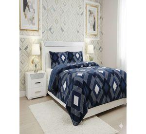 Cubrecama Premium Plush y Chiporro - azul King